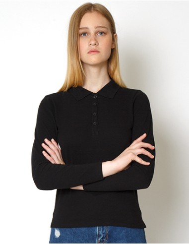 NAH-K7LongWoman-Womens Polo Long Sleeve
